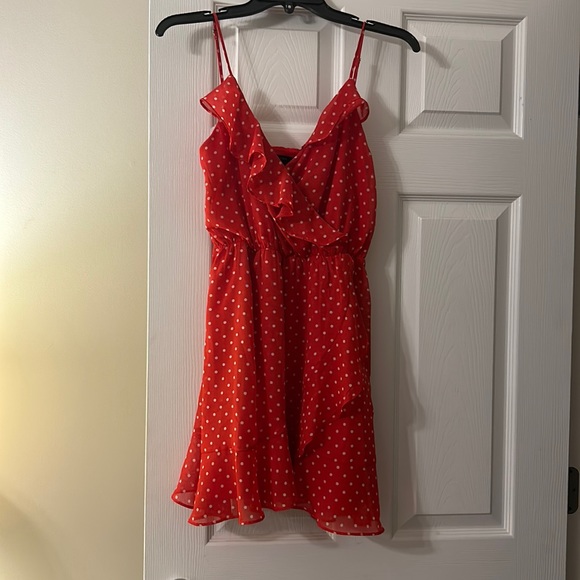 Polka dot ruffle dress - Picture 1 of 3